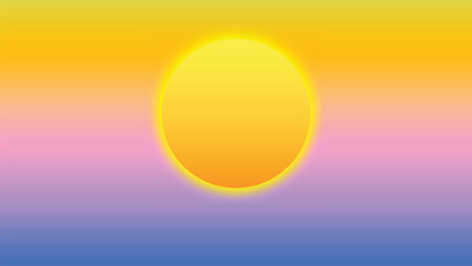 illustration of a sun, wallpaper,