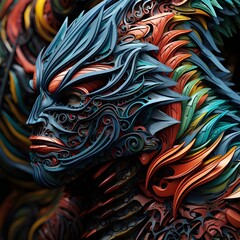 futuristic warrior's armor and shapes out of this world