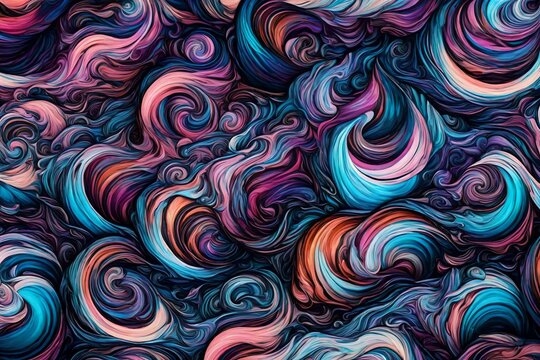 abstract pattern with circles 4k HD quality photo. 