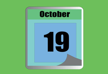 days of the month of october