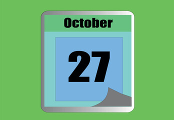 days of the month of october