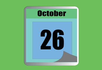 days of the month of october