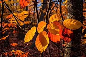 Vibrant Leaves - Generative AI