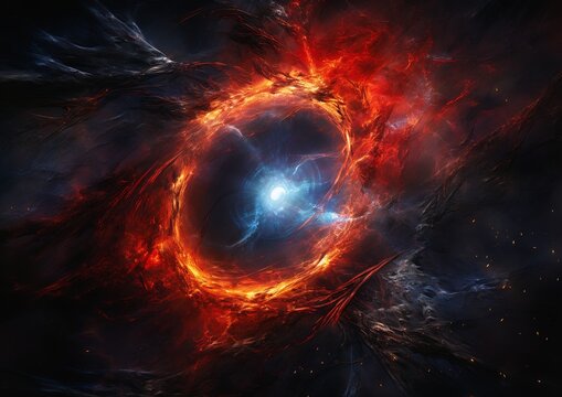 planetary explosion red blue space encrypted nebula size diablo