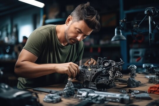 Man creates bionic robot