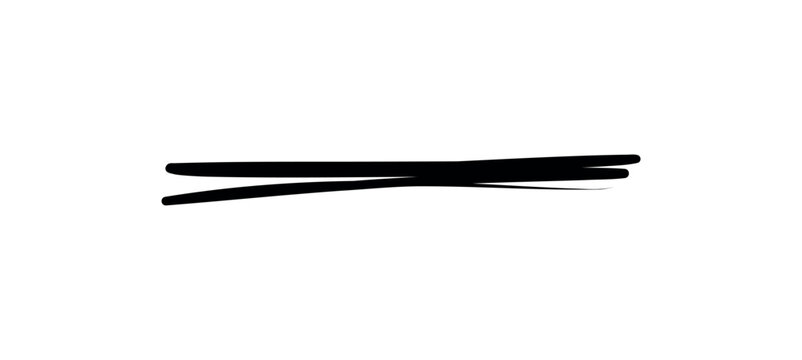 Scribble pen strokes. Doodle pencil scratch. Vector freehand shapes.