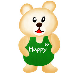 teddy bear with a gift