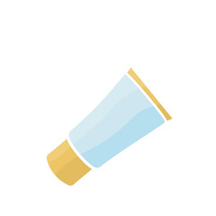 tube with sun protection cream