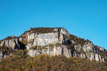 big rock in the mountains