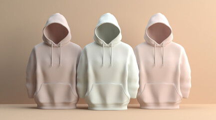 Women's hoodies,created with Generative AI technology.