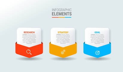 Steps infographic design