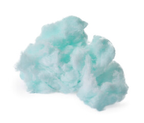 One sweet cotton candy isolated on white
