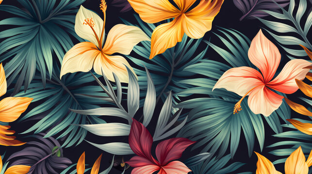 Vintage floral pattern