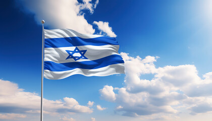 Naklejka premium israel flag