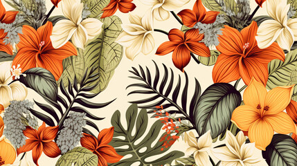 Vintage floral pattern