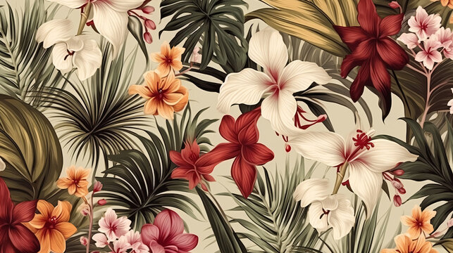 Vintage floral pattern