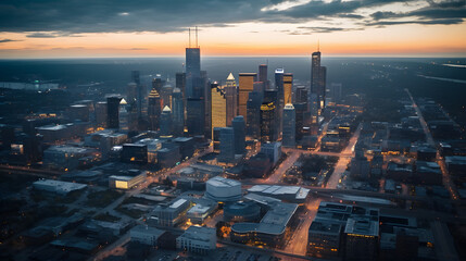 Fototapeta premium Beautiful Atlanta view