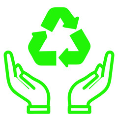 Pictograms of Sustainability and Environmental Awareness