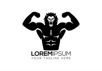 Lion Logo, lions, lion logo, gym logo, gym, bodybuilder, lion gym, strong lion, lions, powerfull, gym logos, gym, 