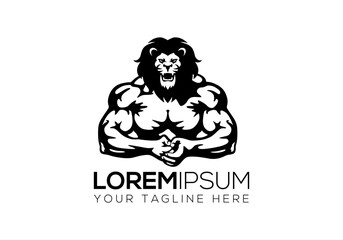 Lion Logo, lions, lion logo, gym logo, gym, bodybuilder, lion gym, strong lion, lions, powerfull, gym logos, gym, 