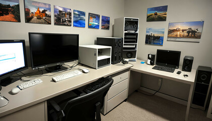 modern computer and others technology accessories 