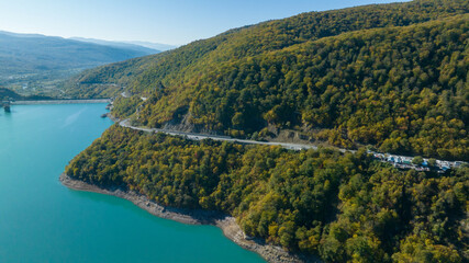 dam in the mountains