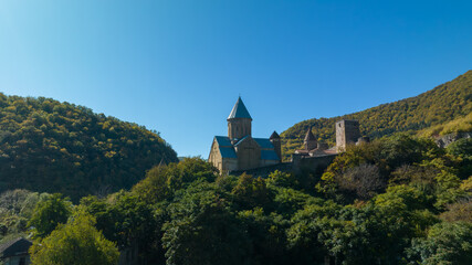 church in the Caucasus Mountains