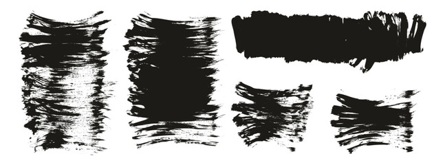 Flat Fan Brush Thick Short Background High Detail Abstract Vector Background MEGA Set 