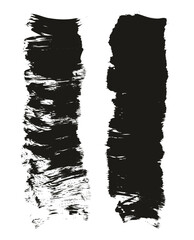 Flat Fan Brush Thick Short Background High Detail Abstract Vector Background Set 