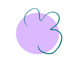 illustration of a pink paper