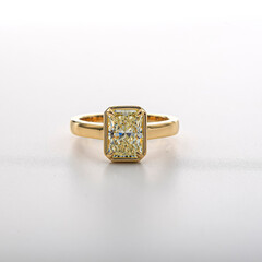 Yellow Diamond Ring