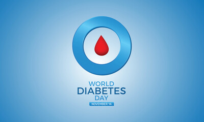 world diabetes day, 14 November world diabetes day, Awareness diabetes day banner