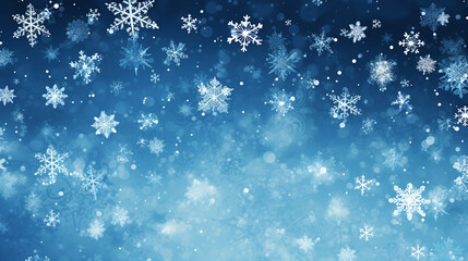 fundo de floco de neve na bela paisagem natural de inverno