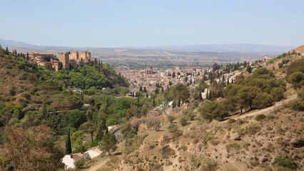 Obraz premium La Alhambra de Granada, Granada, Andalucía, España