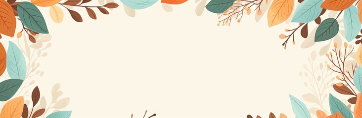 Background of Vibrant Autumnal Leaf Patterns: A Symphony of Nature's Colors and Elegance. Generative AI