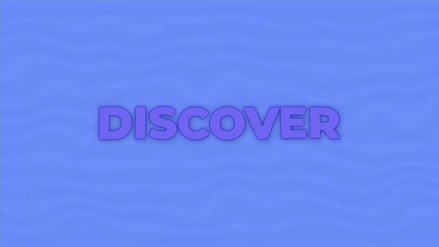 Animation with the title Discover