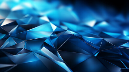 Abstract blue geometrical background. Design template for brochures, flyers, magazine