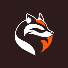 Obraz premium fox logo