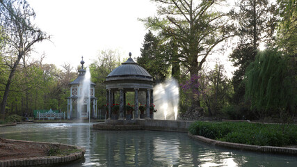 Naklejka premium Estanque de los Chinescos, Jardín del Príncipe, Aranjuez, Madrid, España