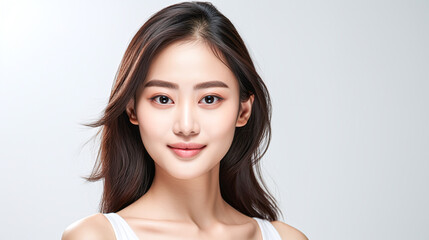 Fototapeta premium beauty portrait of a female asian beauty model 