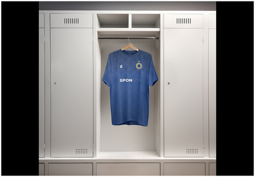 Soccer Jersey on Hanger - Crew Neck
