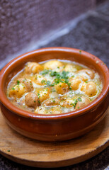Comida de restaurante italiano