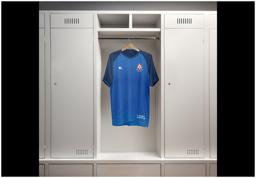 Soccer Jersey on Hanger - V Neck