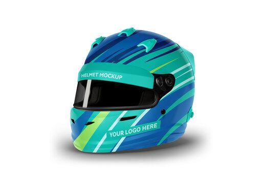 Racing Helmet Mockup