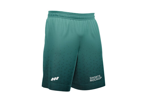 Soccer Shorts Mockup - Half Side