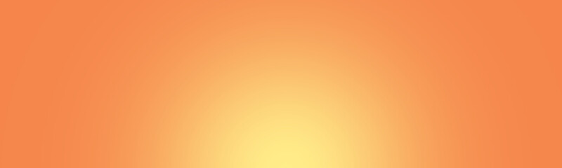 Blurred orange abstract background. Smooth transitions of yellow circle color. Colorful gradient. Soft backdrop. Colorful wallpaper, mockup for website, web for designers. Network concept illustration