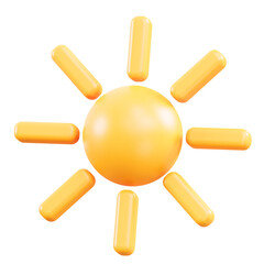 sun 3d illustration