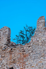 Athens, Greece / September 2023: Thirteenth century Frankish tower of the De LaRoche monarch in Athens. Medieval Greece. 