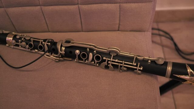 Duduk, Armenian musical instrument. High quality 4k footage