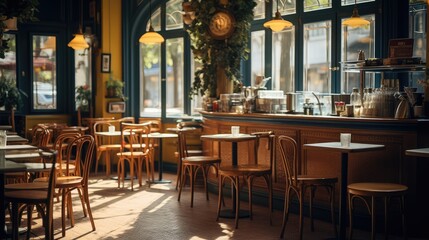 Fototapeta na wymiar Café, AI generated Image